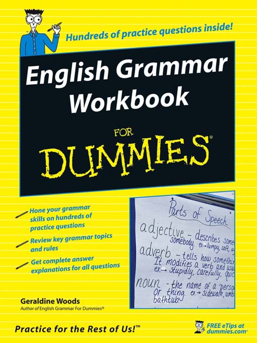 Title details for English Grammar Workbook For Dummies by Geraldine Woods - Wait list